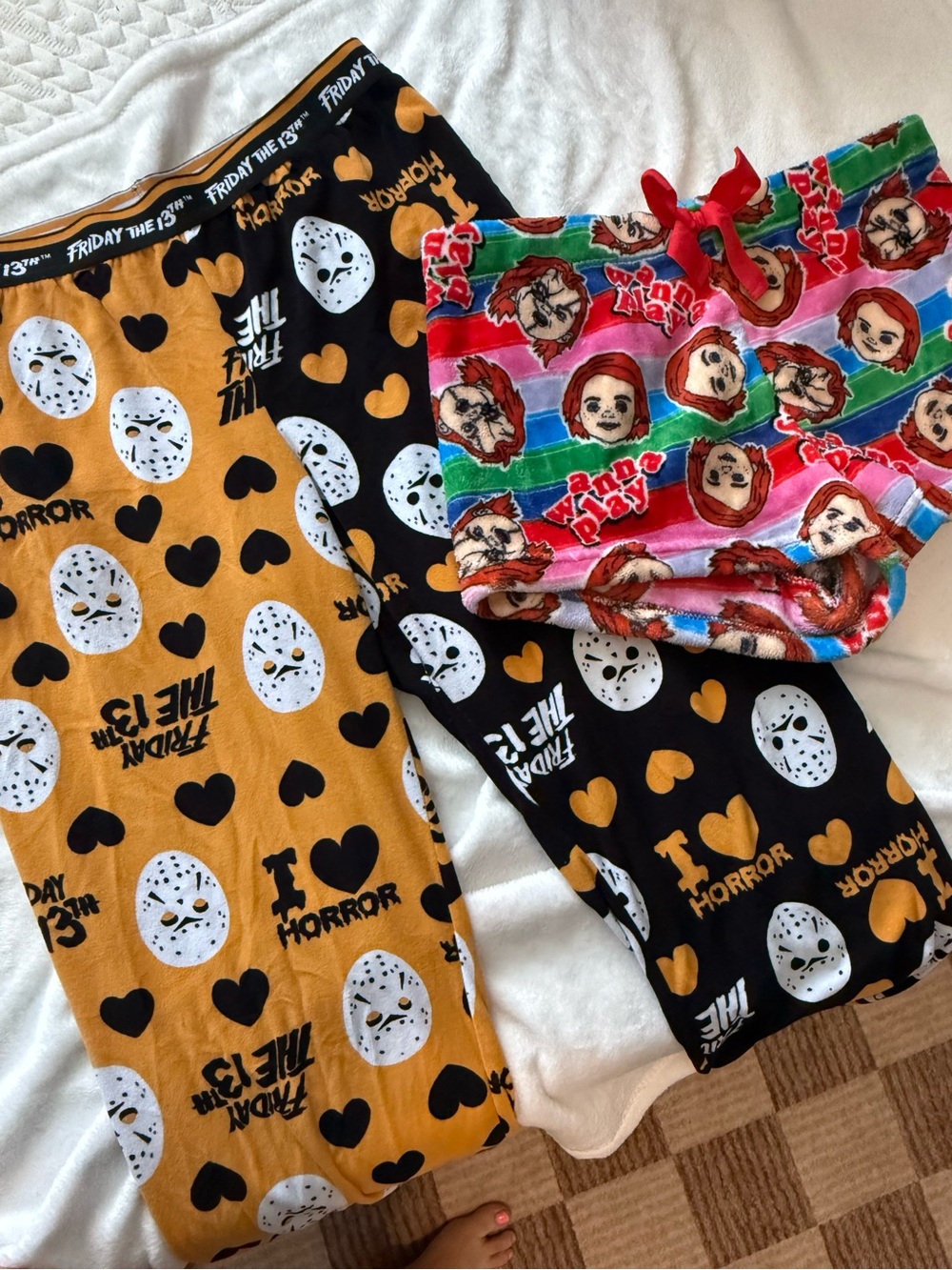 Horror Pajama Bottoms Jason and Chucky